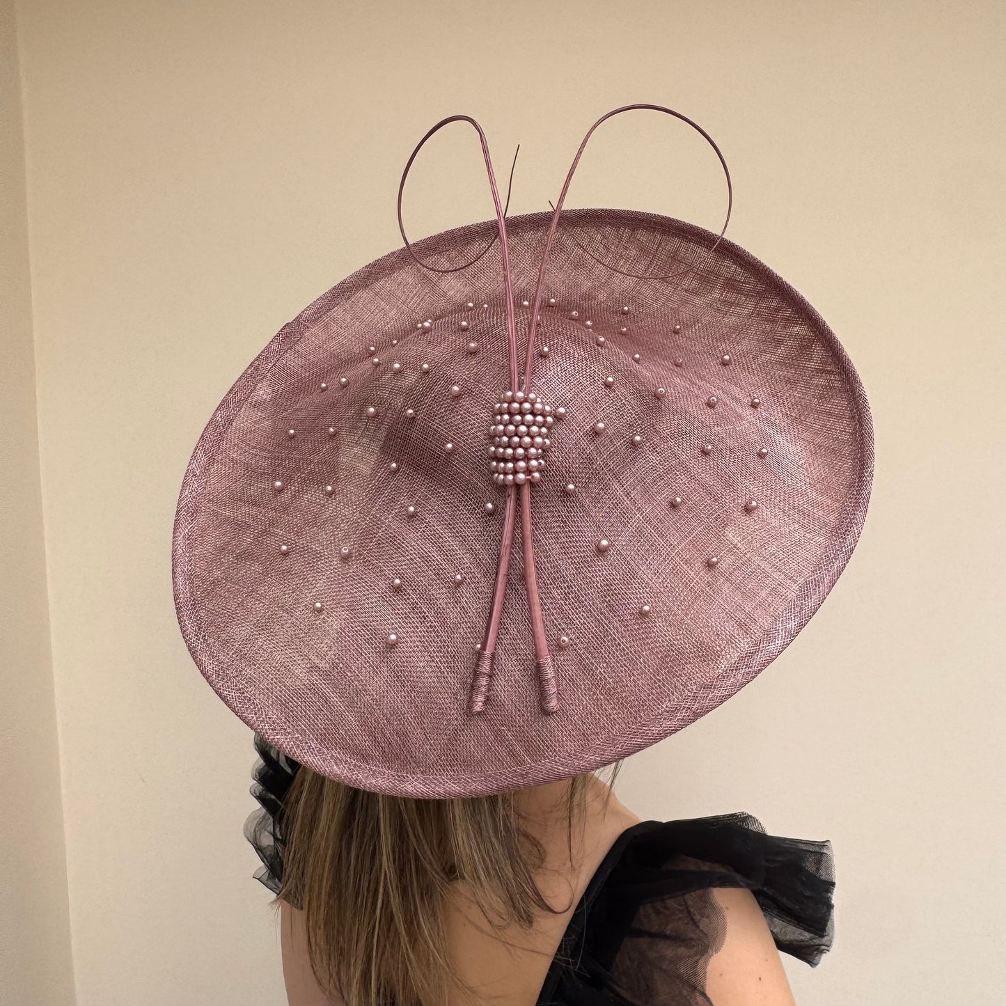 J Bees JB26/133 Mocha Mink Brown Hatinator with Pearls