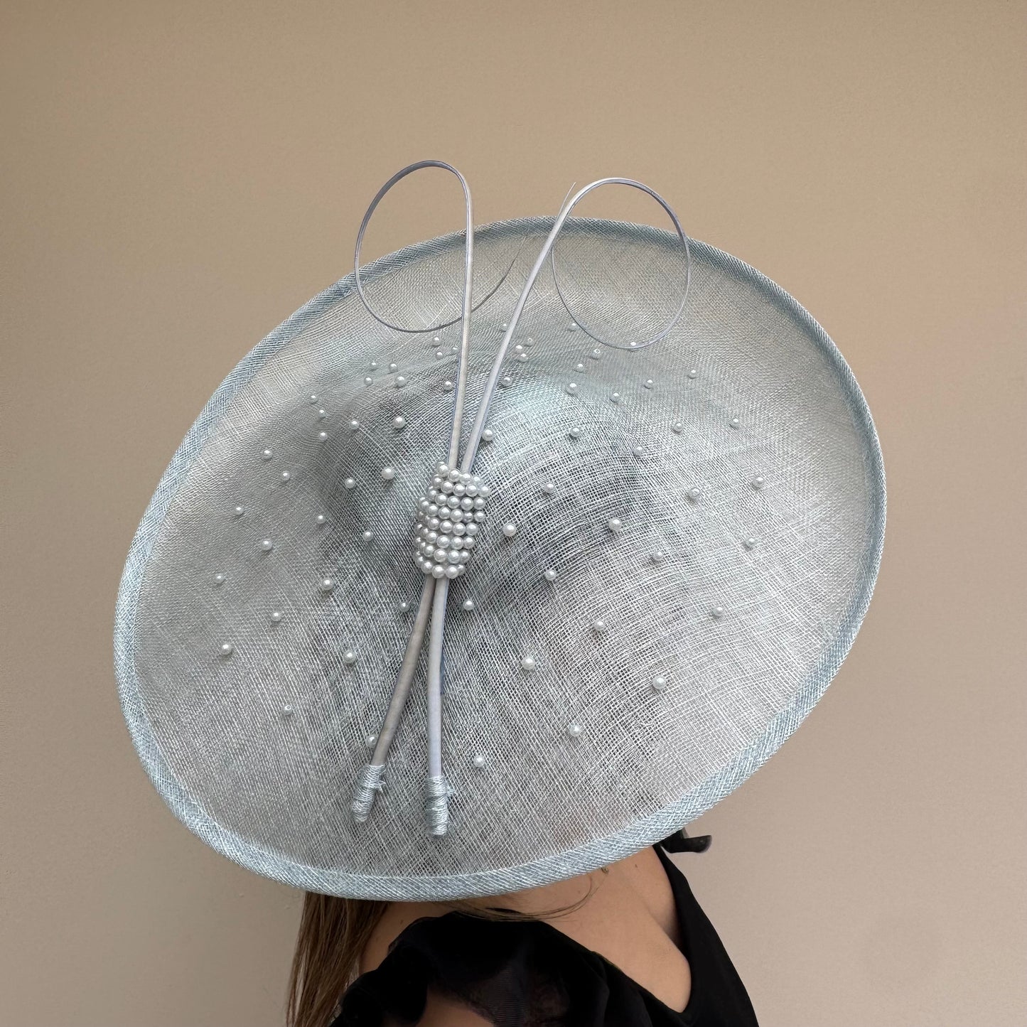 J Bees JB26/133 Powder Blue Hatinator with Pearls