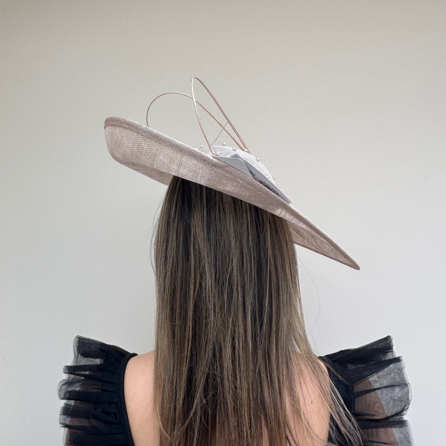 J Bees JB26/133 Pebble Beige Hatinator with Pearls