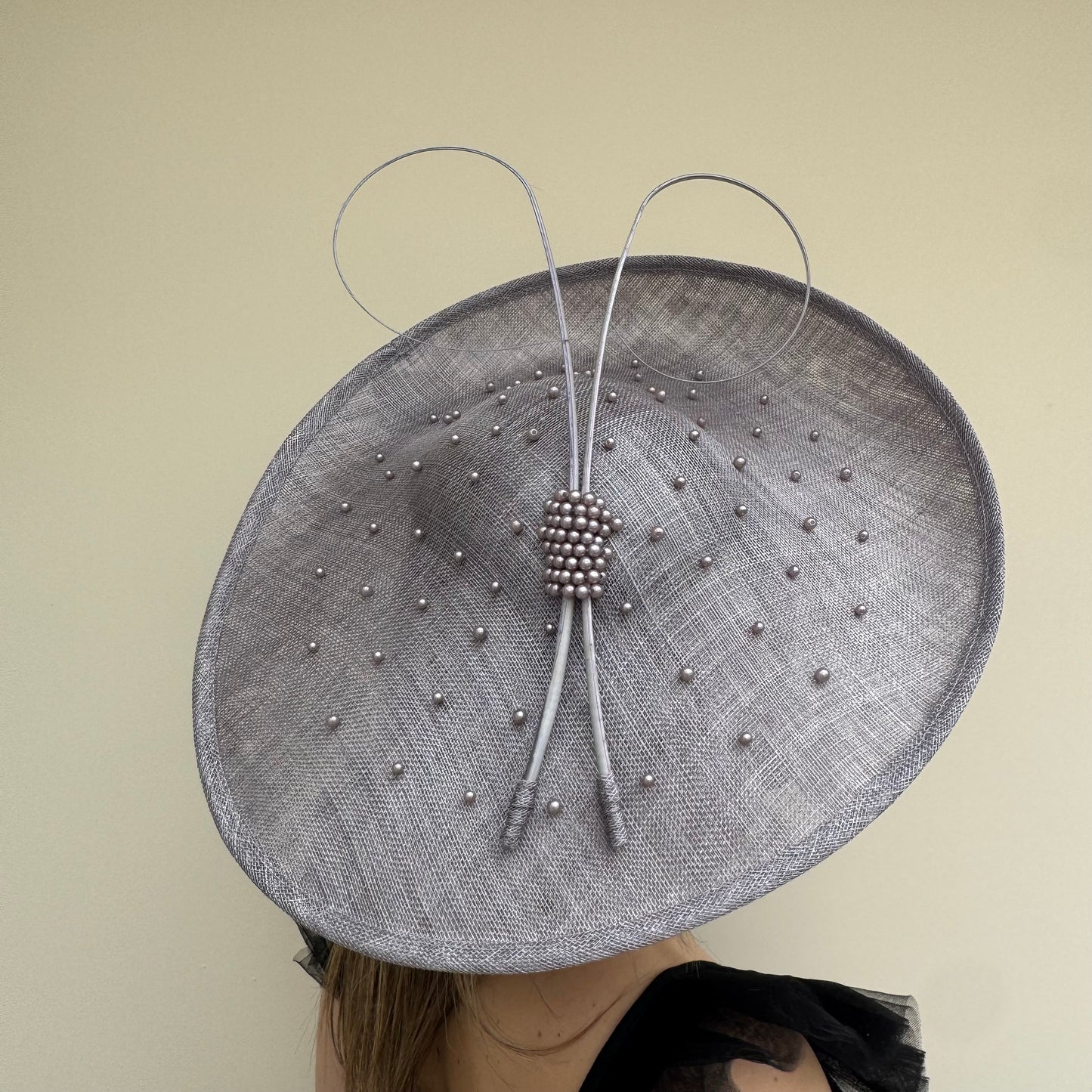 J Bees JB26/133 Lunar Grey Hatinator with Pearls