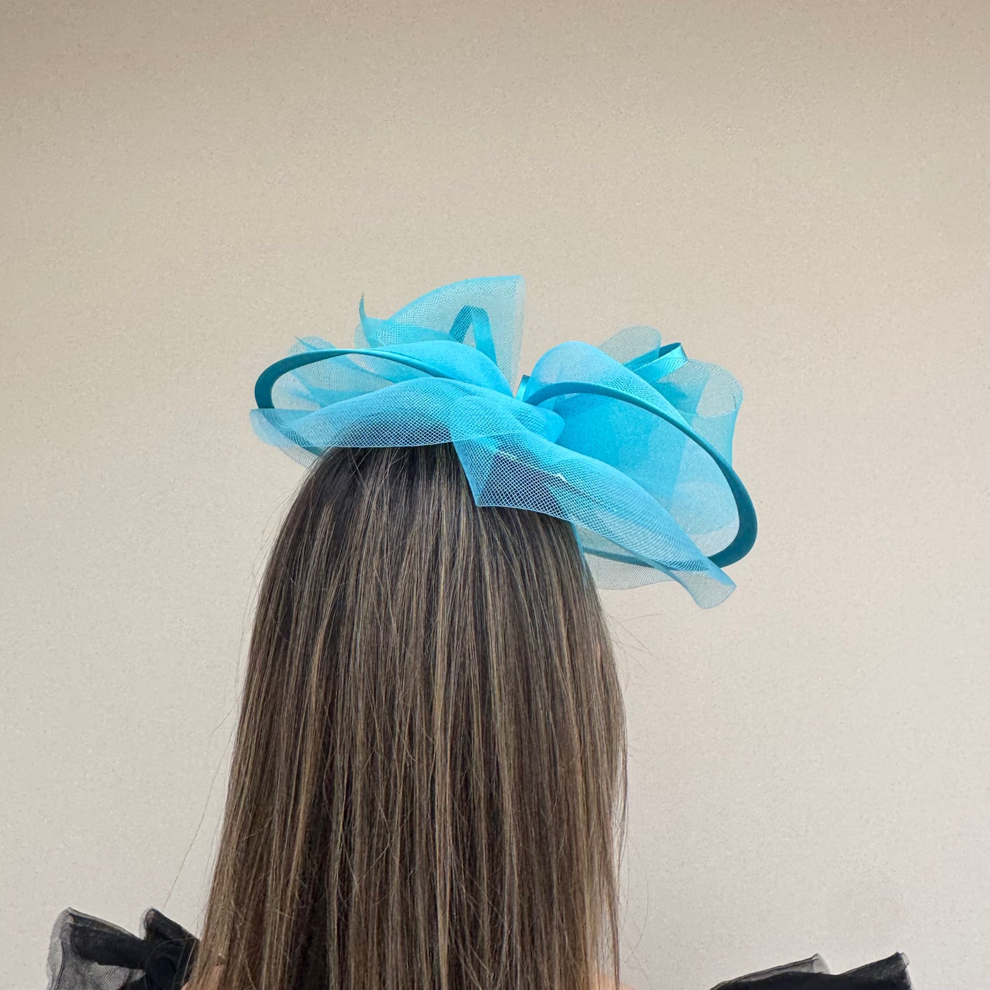 J Bees JB25/71 Turquoise Blue Fascinator