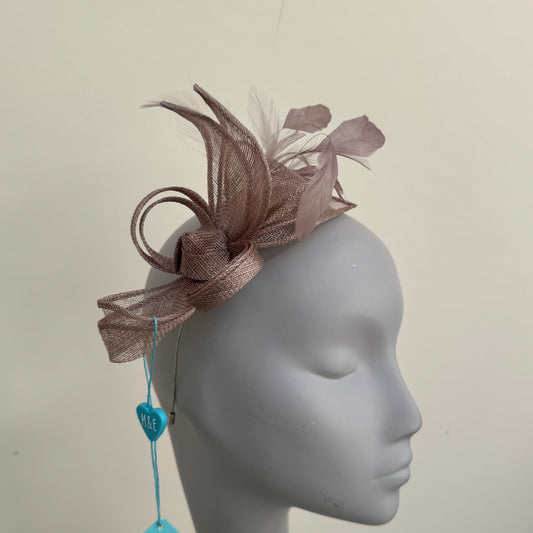 Max and Ellie BF3 Fascinator in Browns