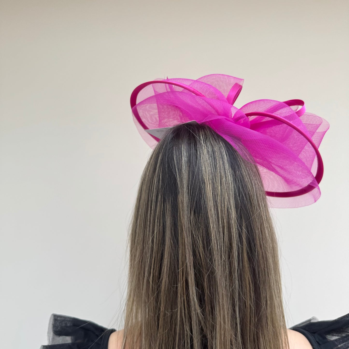 J Bees JB25/71 Magenta Pink Fascinator