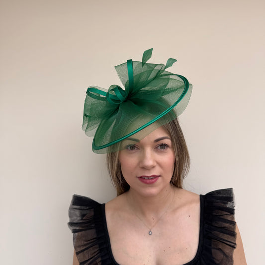 J Bees JB25/71 Emerald Green Fascinator