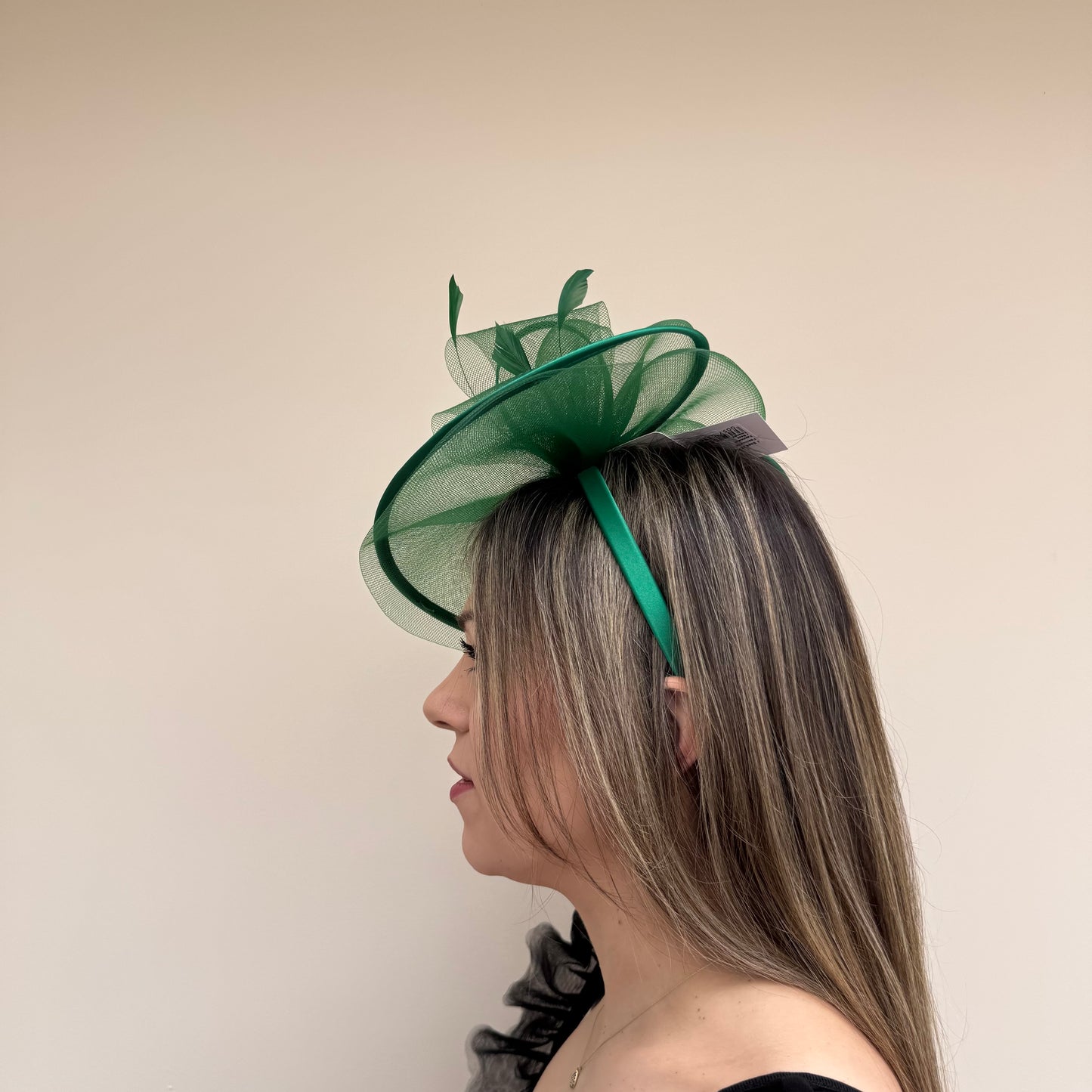 J Bees JB25/71 Emerald Green Fascinator