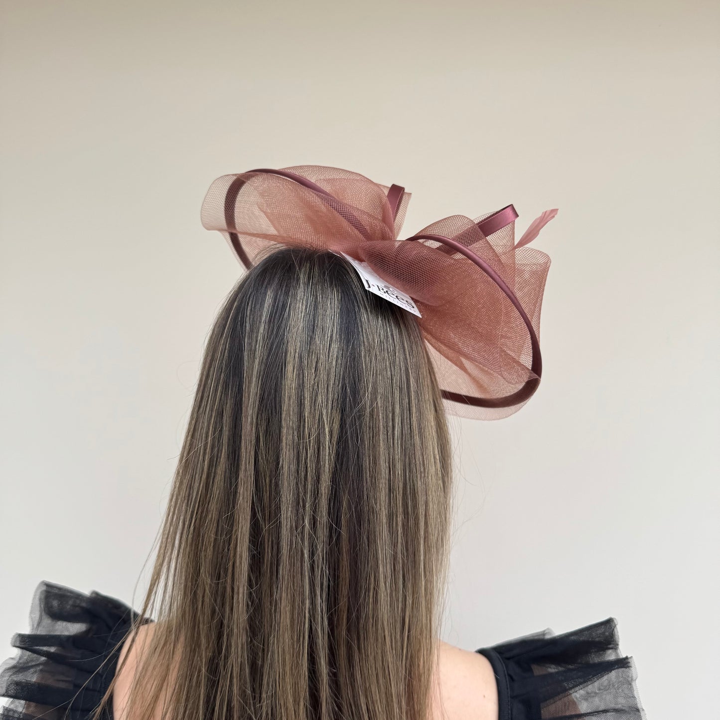 J Bees JB25/71 Mocha Brown Fascinator