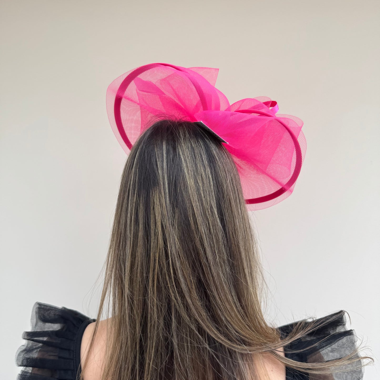 J Bees JB25/71 Hot Pink Fascinator