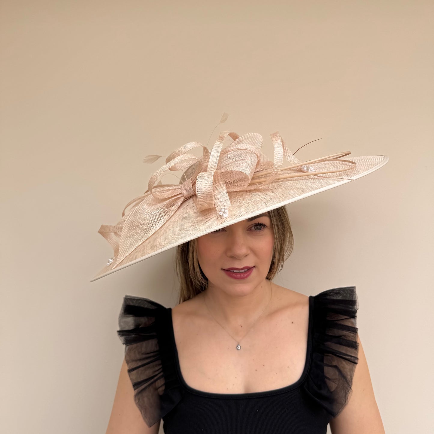 J Bees JB26/131 Champagne Hatinator with bead embellishment