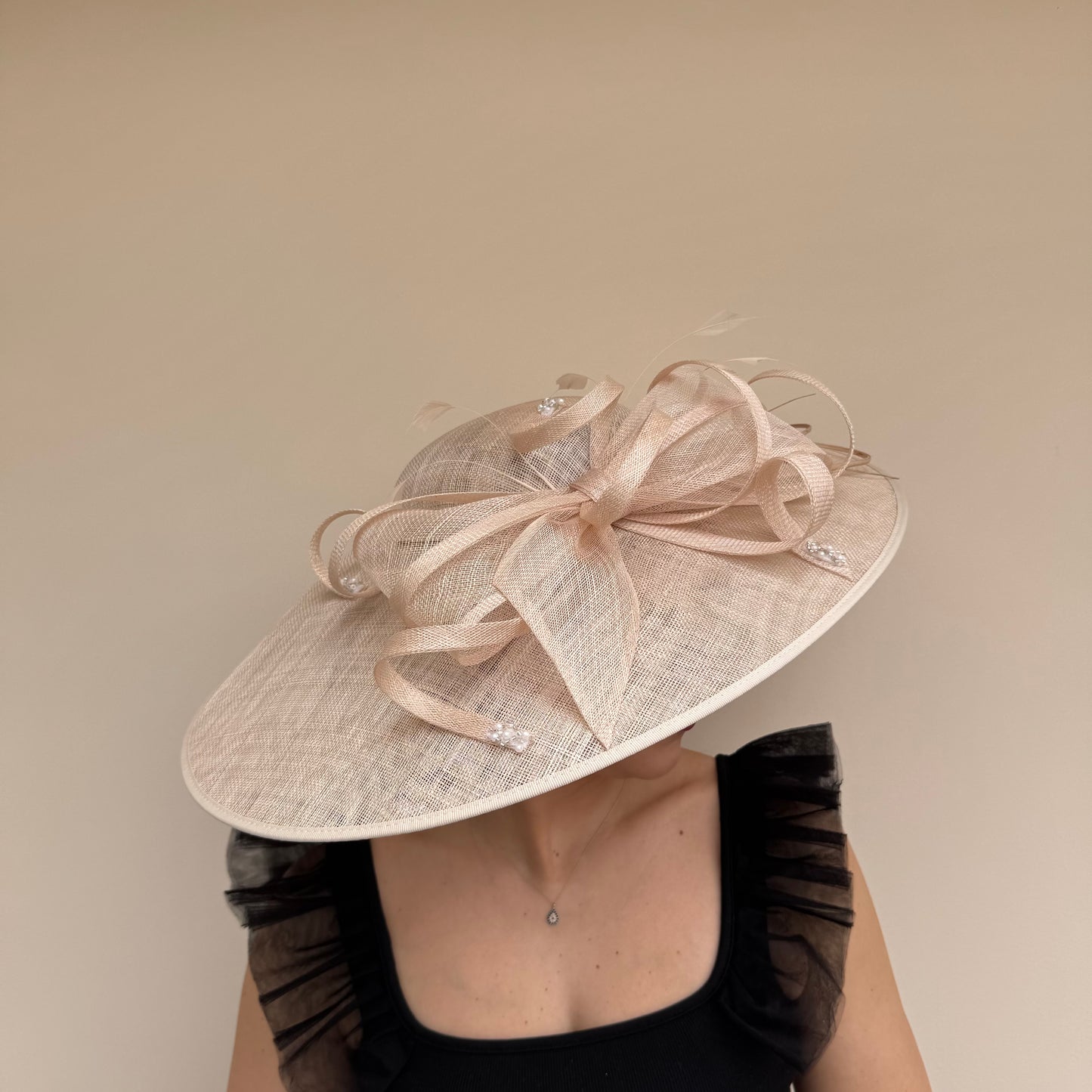 J Bees JB26/131 Champagne Hatinator with bead embellishment