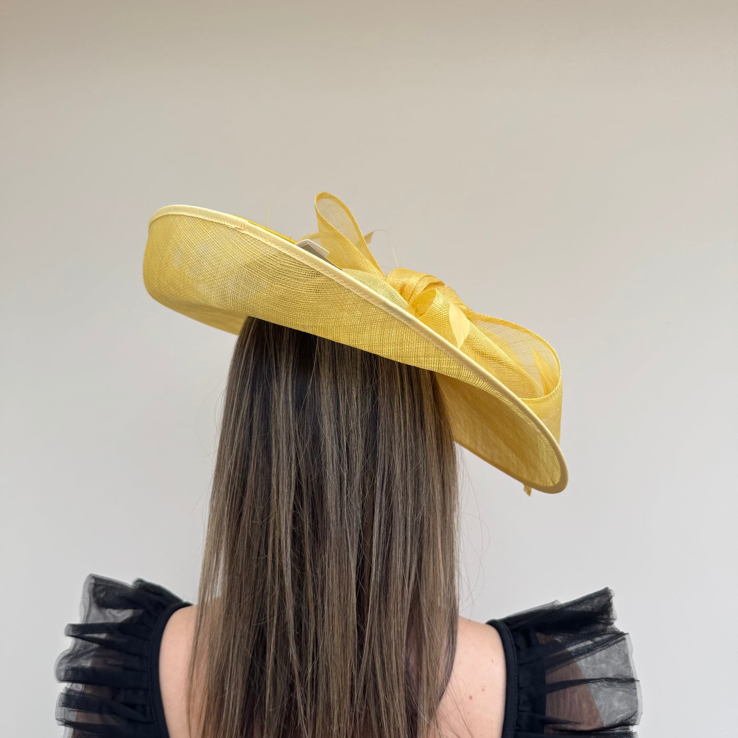 J Bees JB26/132 Lemon Yellow Bow Hatinator