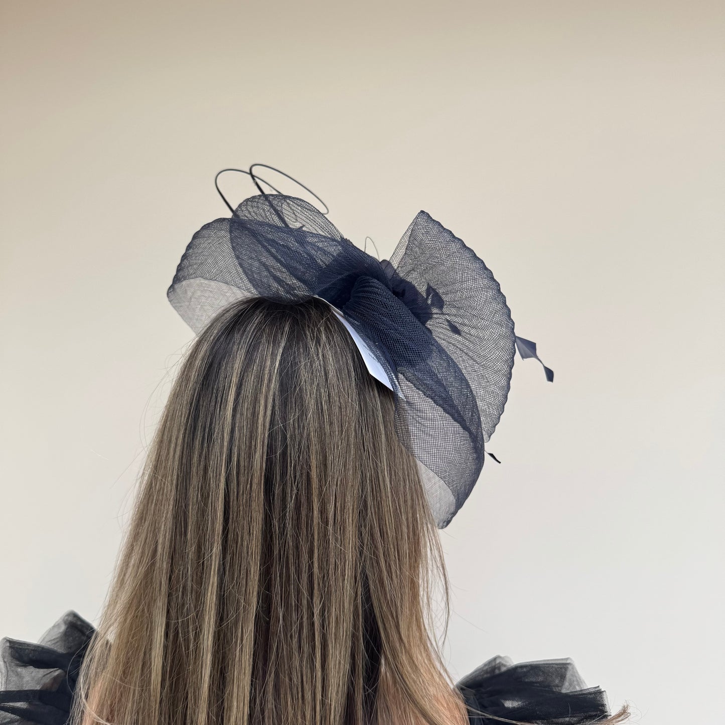 J Bees JB26/114 Navy Mesh Fascinator