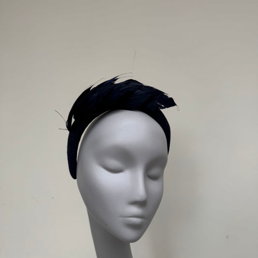 Failsworth 9714 Navy Feather Headband