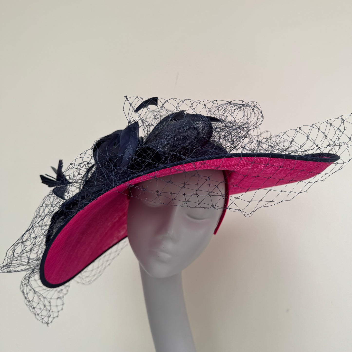Nigel Rayment 210070 Fuchsia and Navy Hatinator