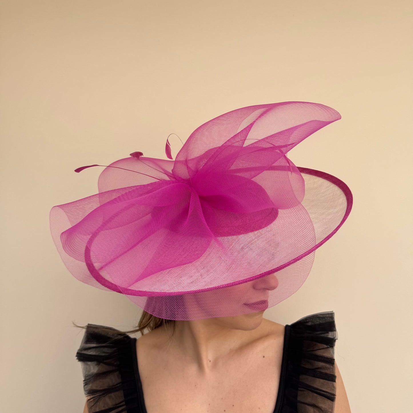 J Bees JB26/128 Ivory and Magenta Pink Hatinator