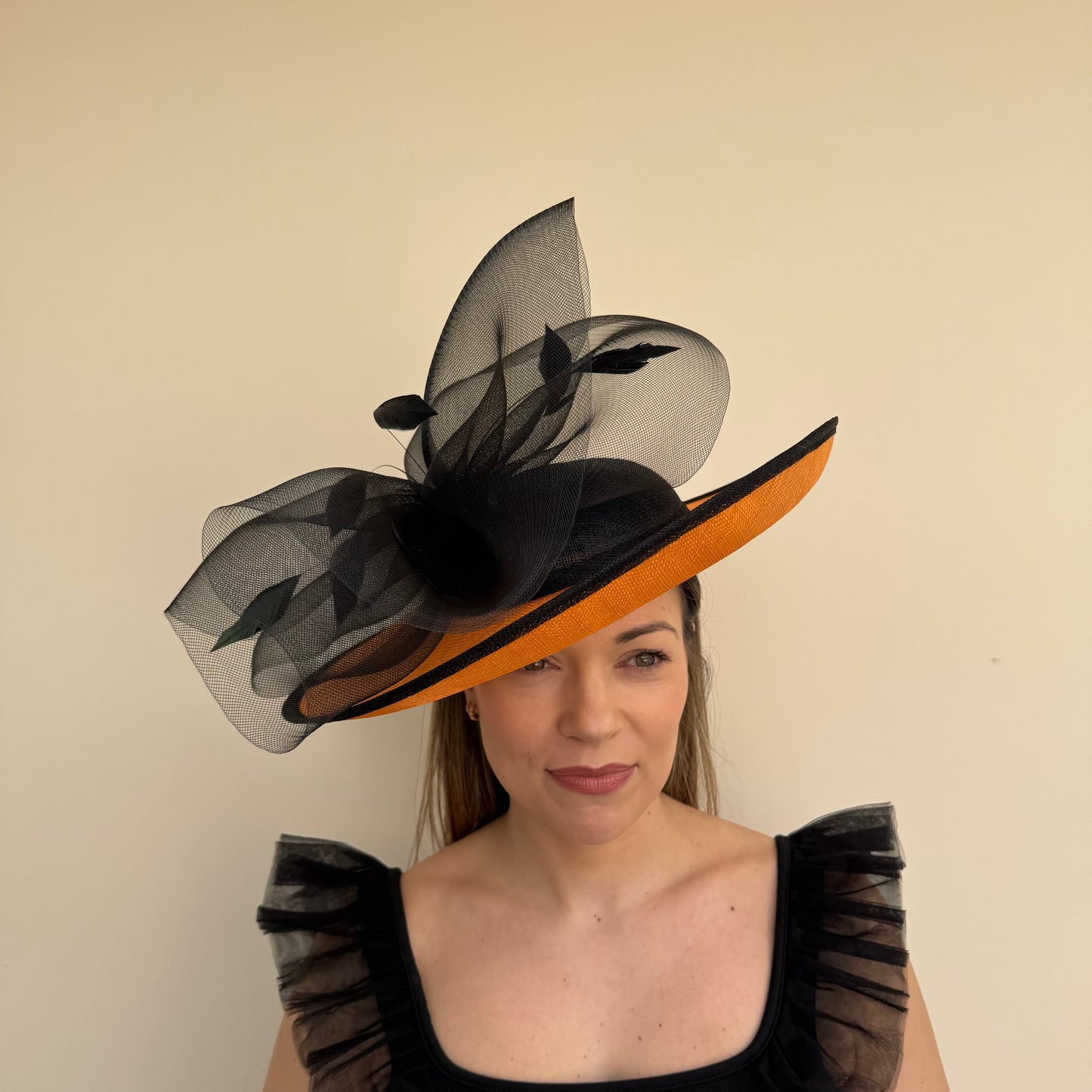 J Bees JB26/128 Tangerine Orange and Black Hatinator Tangerine/Black