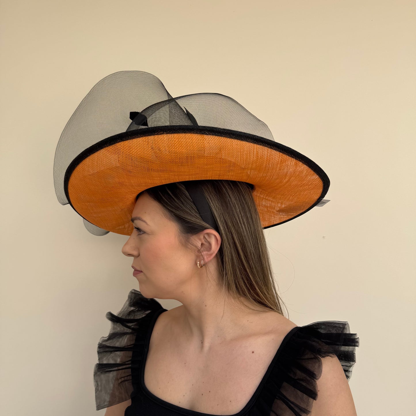 J Bees JB26/128 Tangerine Orange and Black Hatinator Tangerine/Black