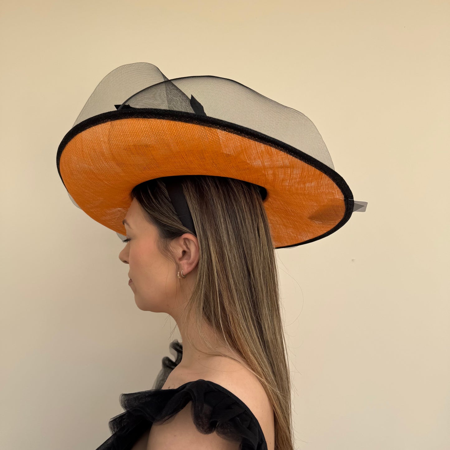 J Bees JB26/128 Tangerine Orange and Black Hatinator Tangerine/Black