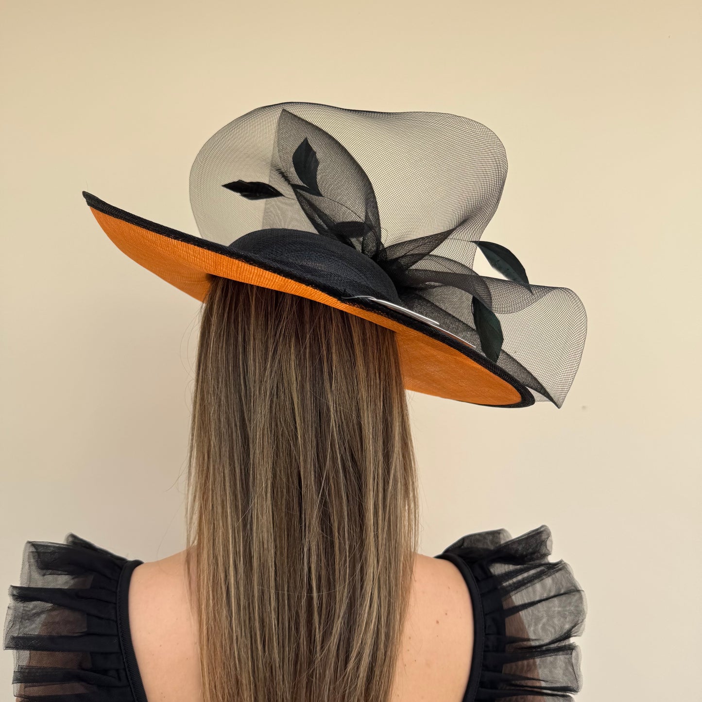 J Bees JB26/128 Tangerine Orange and Black Hatinator Tangerine/Black