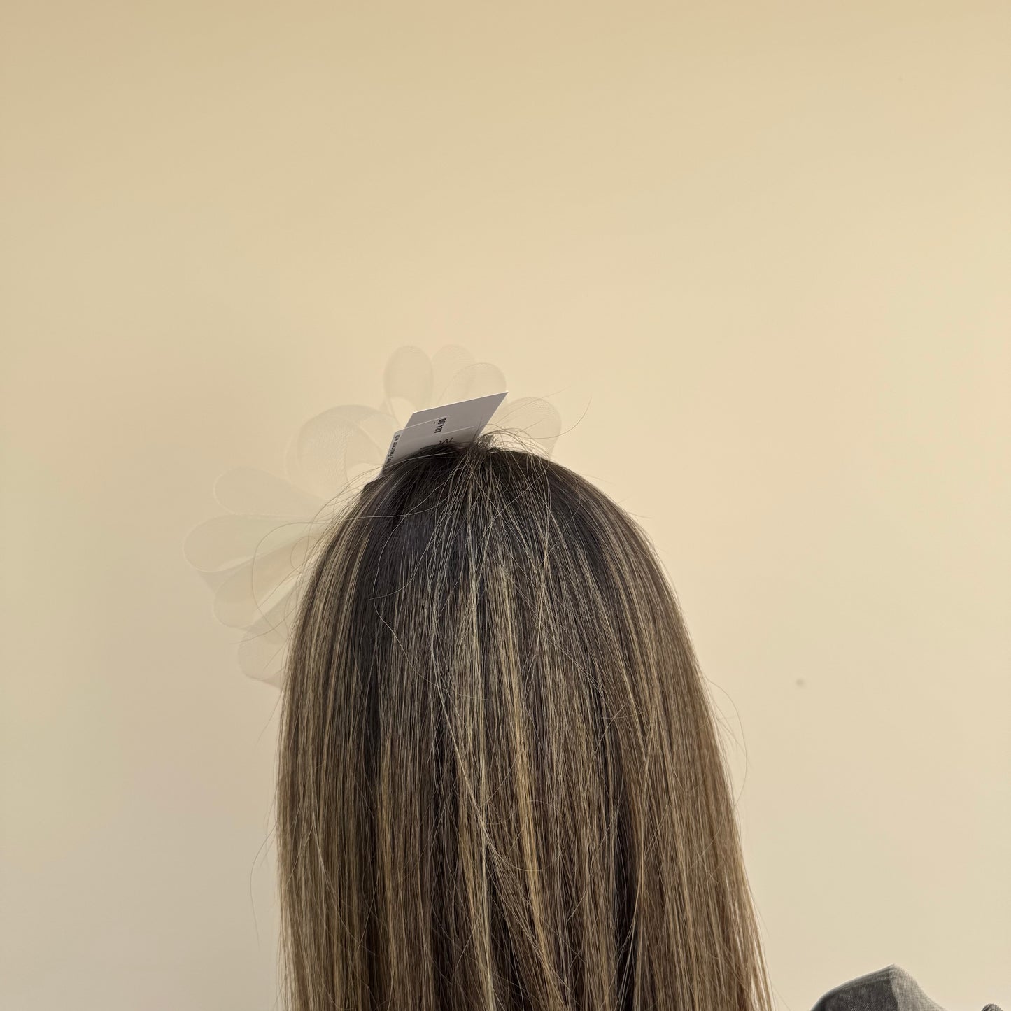 J Bees JB26/113 Ivory Fascinator with Sparkle