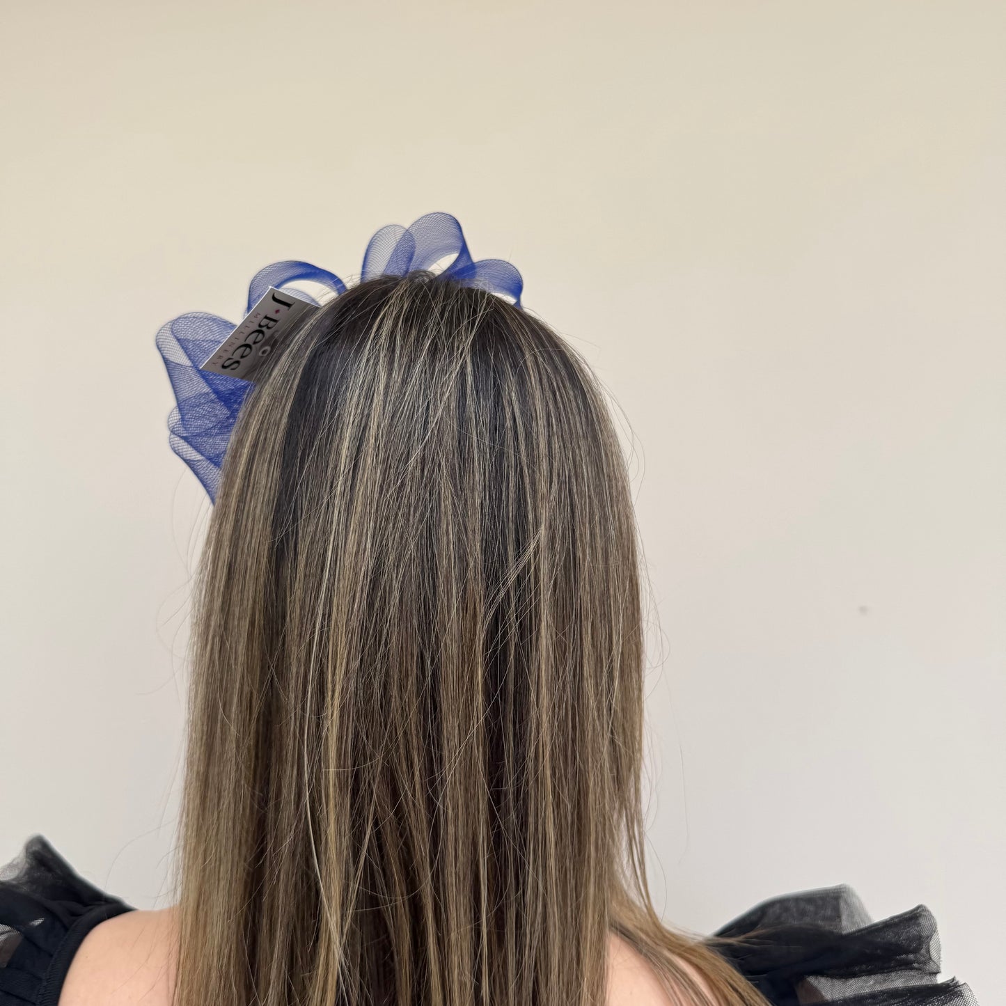J Bees JB26/113 Cobalt Blue Fascinator with Sparkle