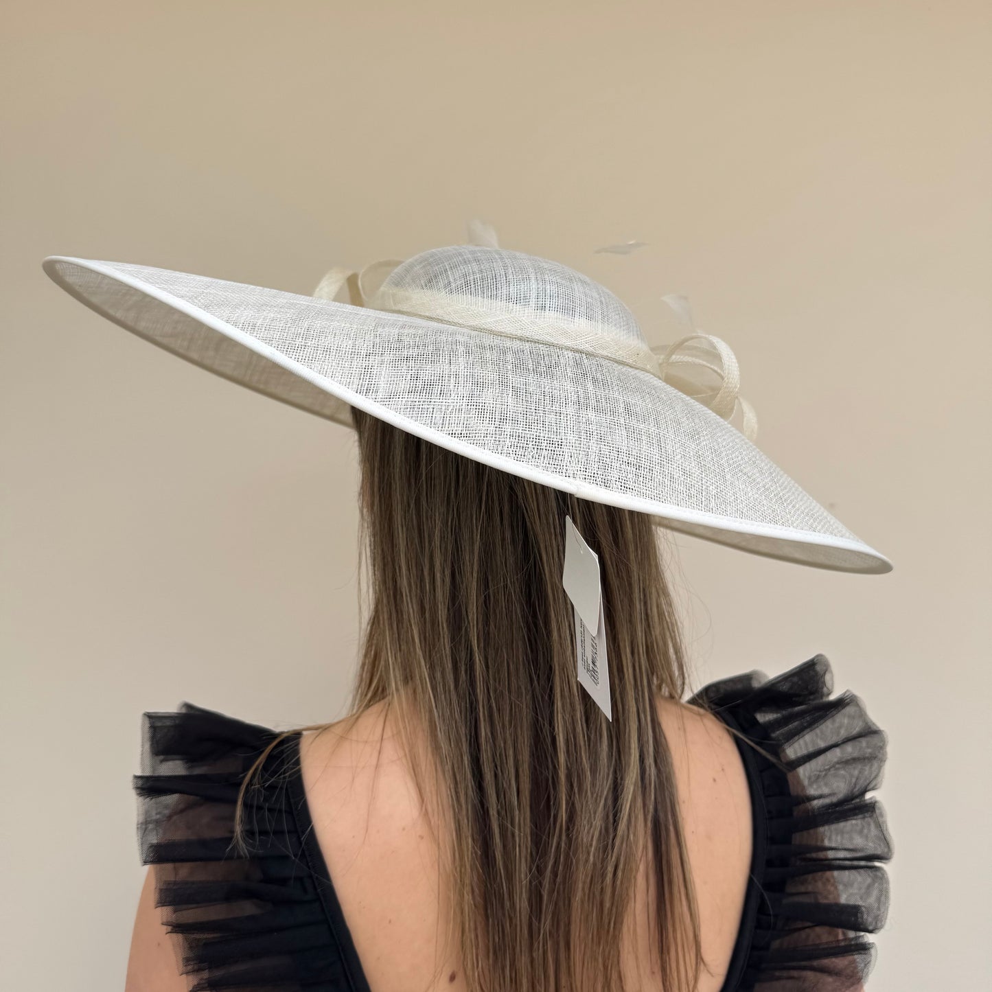 J Bees JB26/131 Ivory Hatinator with bead embellishment