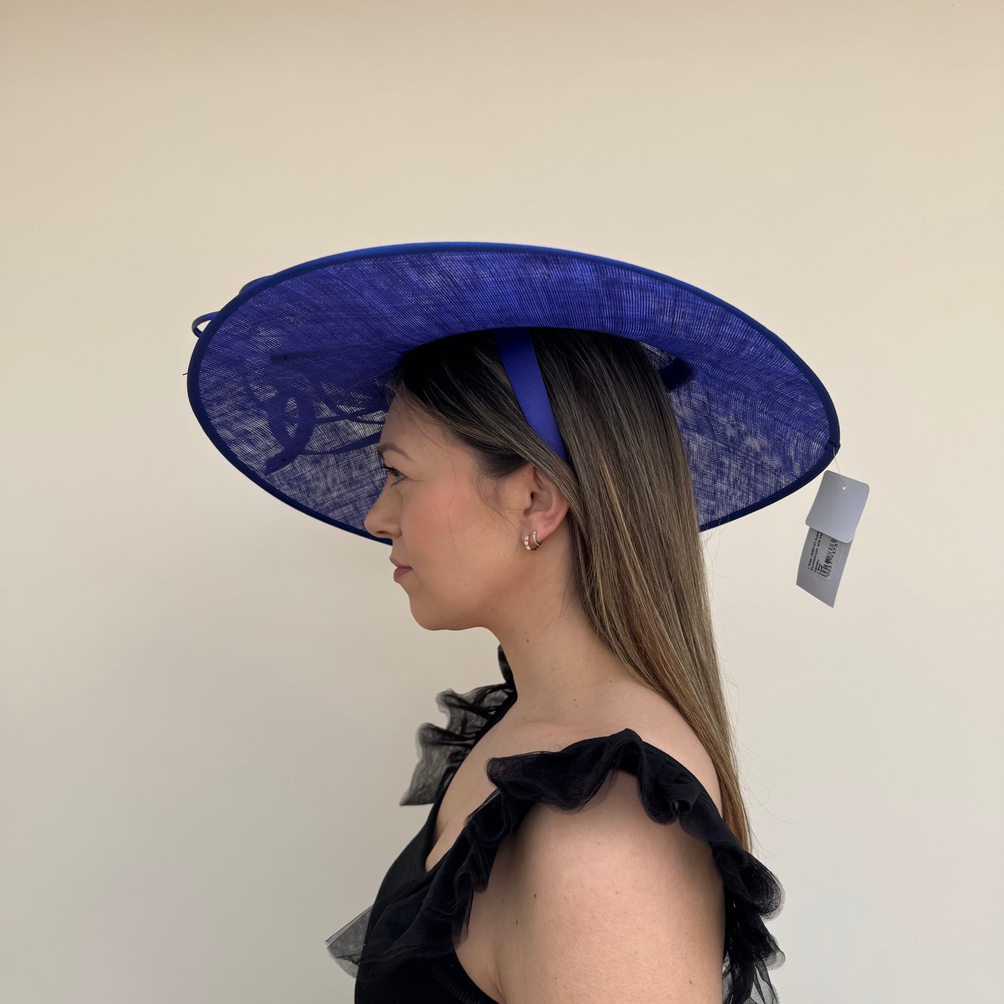 J Bees JB26/131 Cobalt Royal BlueHatinator with bead embellishment