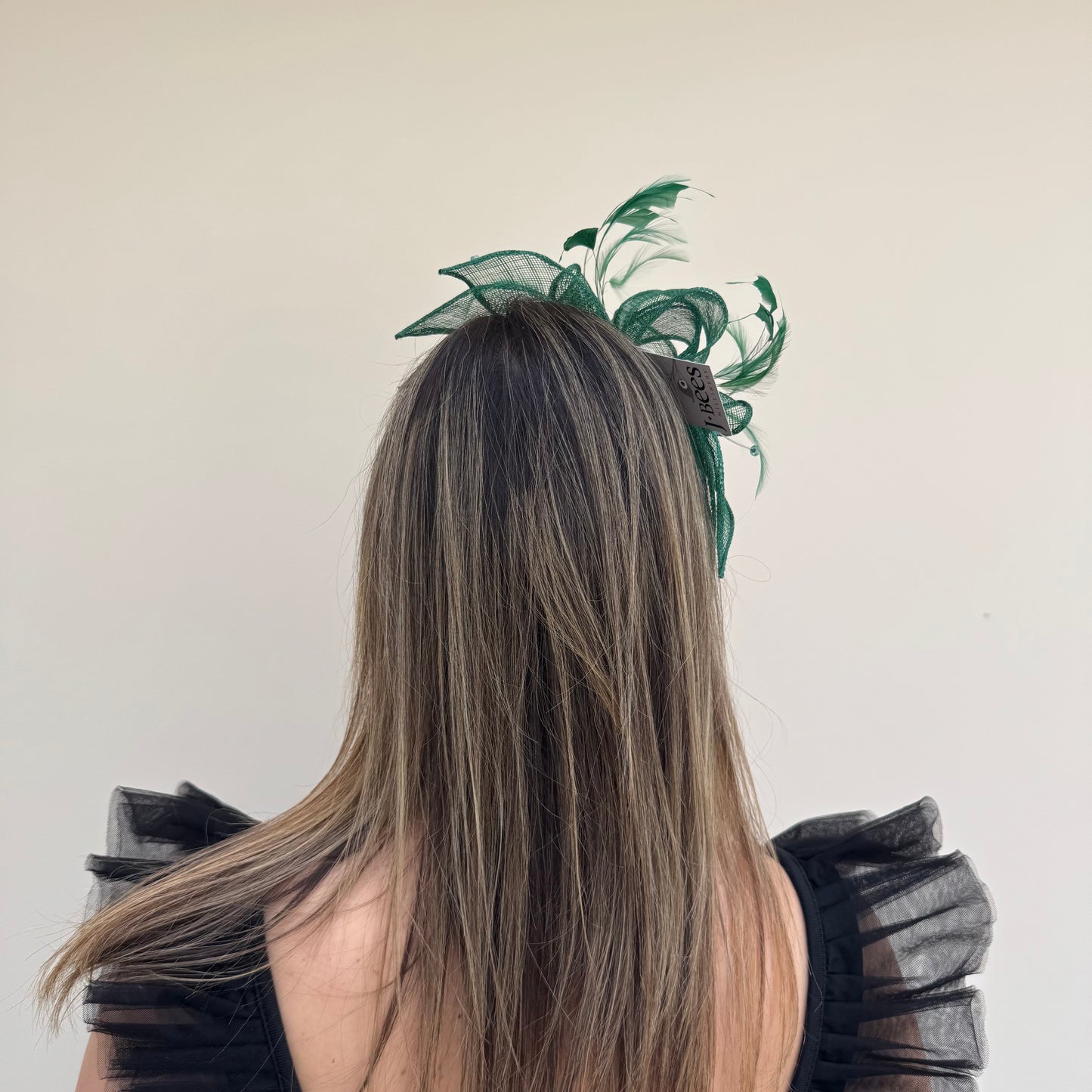 J Bees JB23/318 Emerald Green Fascinator