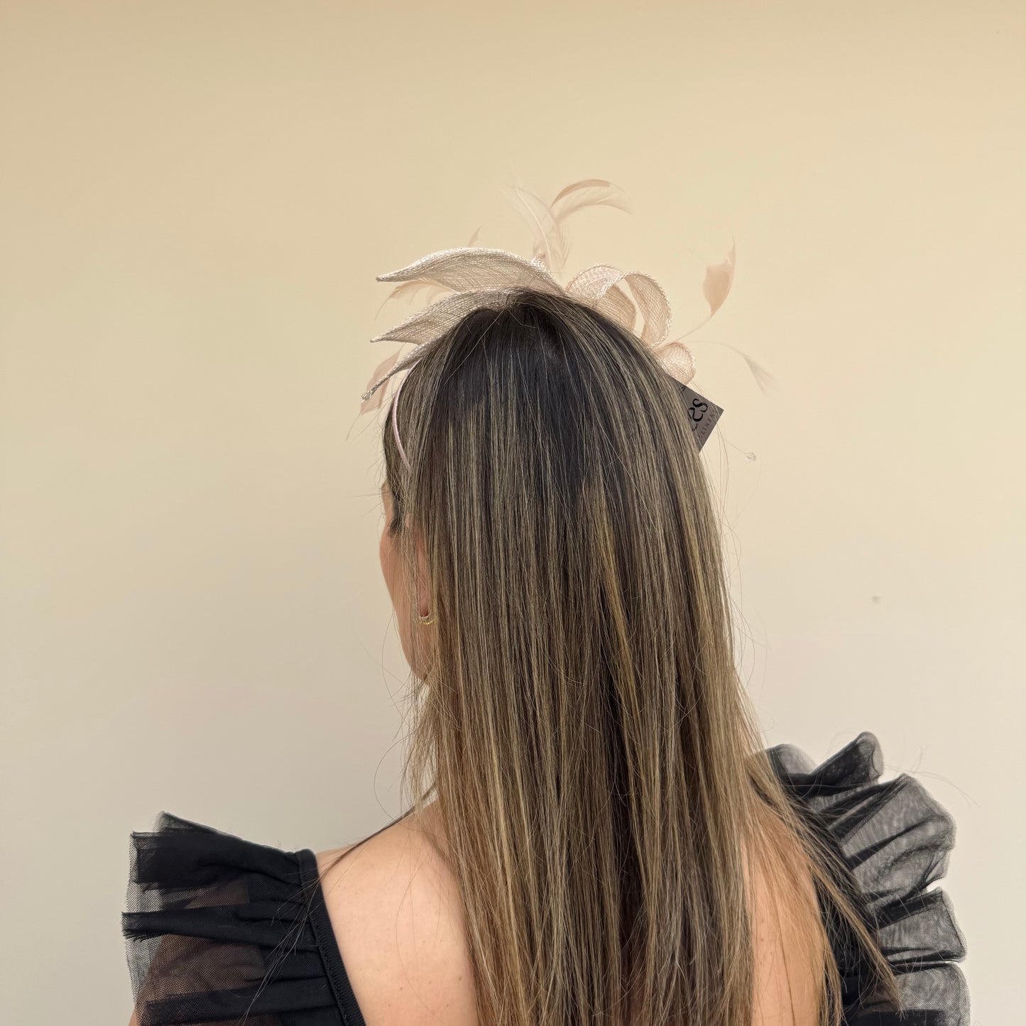 J Bees JB23/318 Pink Lurex Fascinator