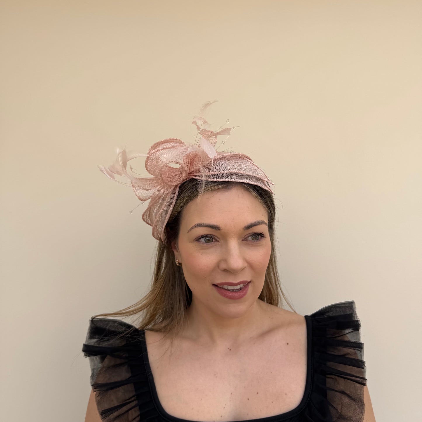 J Bees JB23/318 Parfait Pink Fascinator