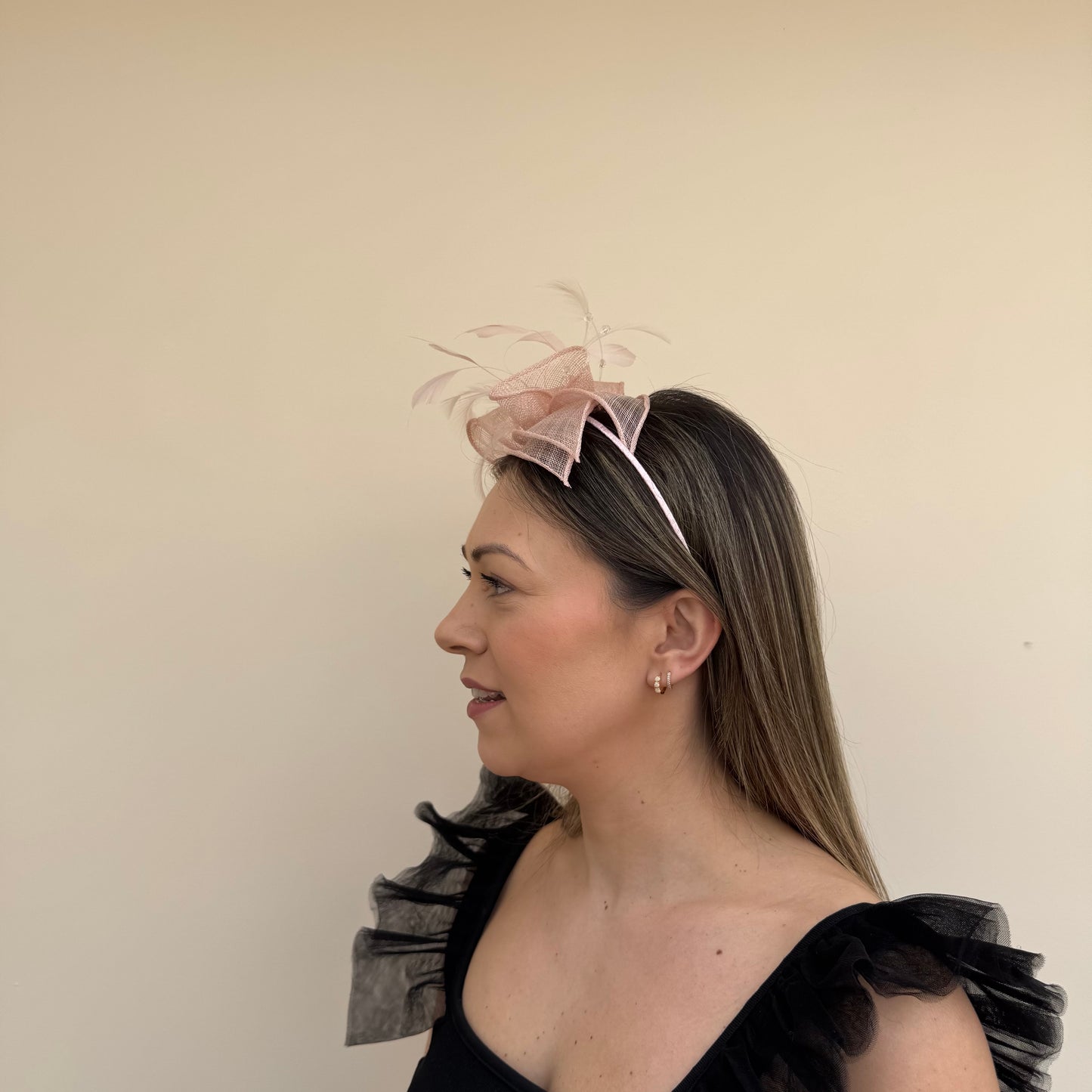 J Bees JB23/318 Parfait Pink Fascinator