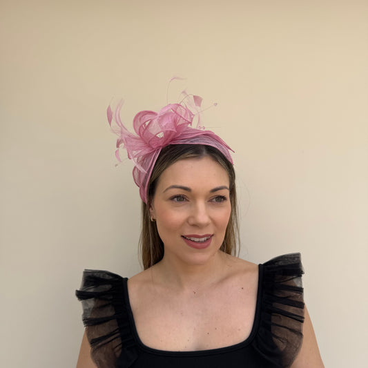 J Bees JB23/318 Candy Pink Fascinator