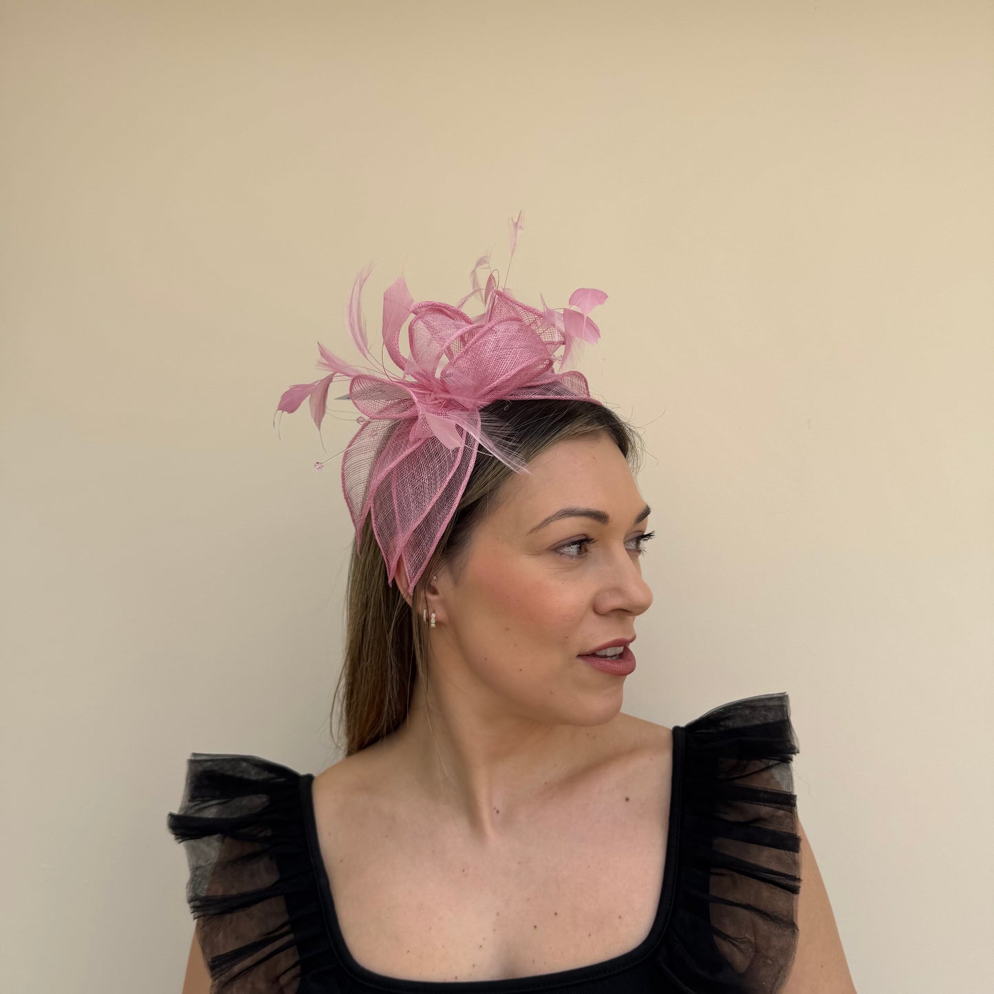J Bees JB23/318 Candy Pink Fascinator