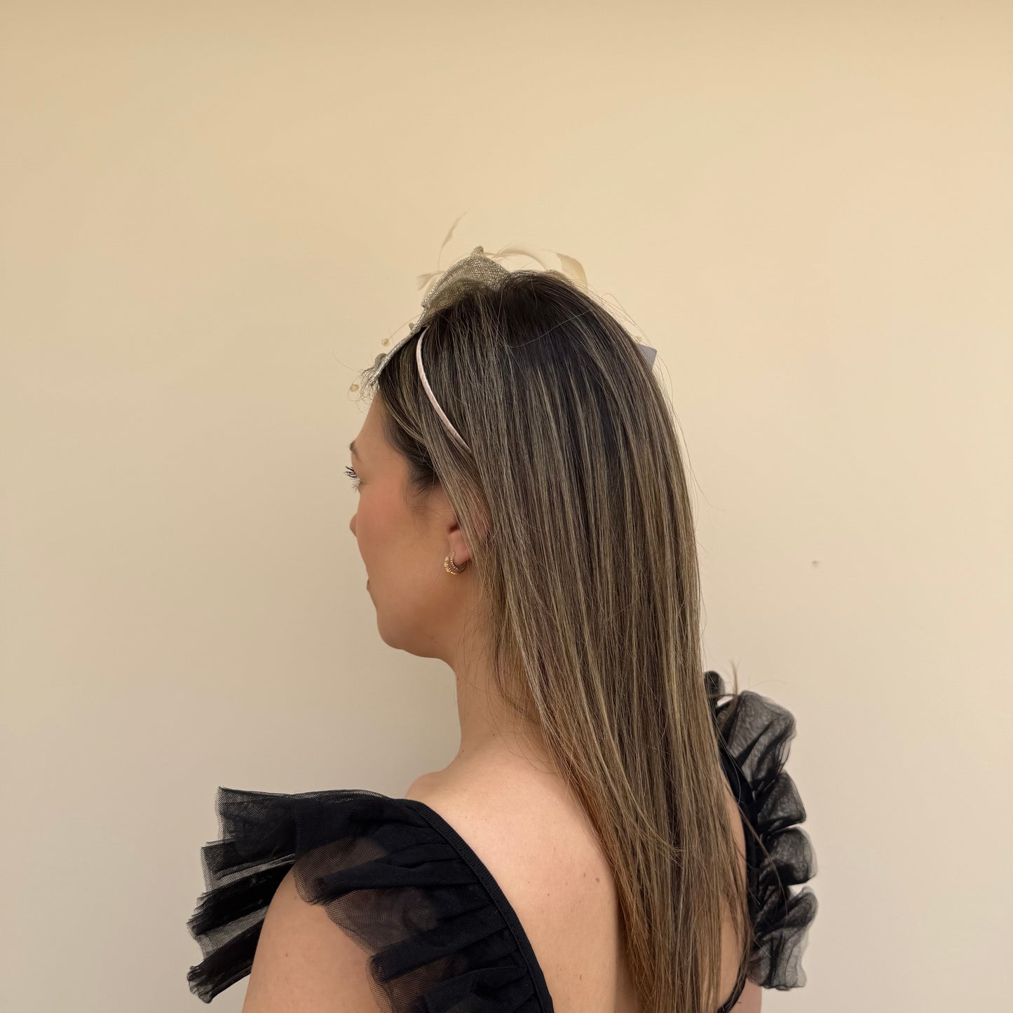 J Bees JB23/318 Gold/Silver Lurex Fascinator