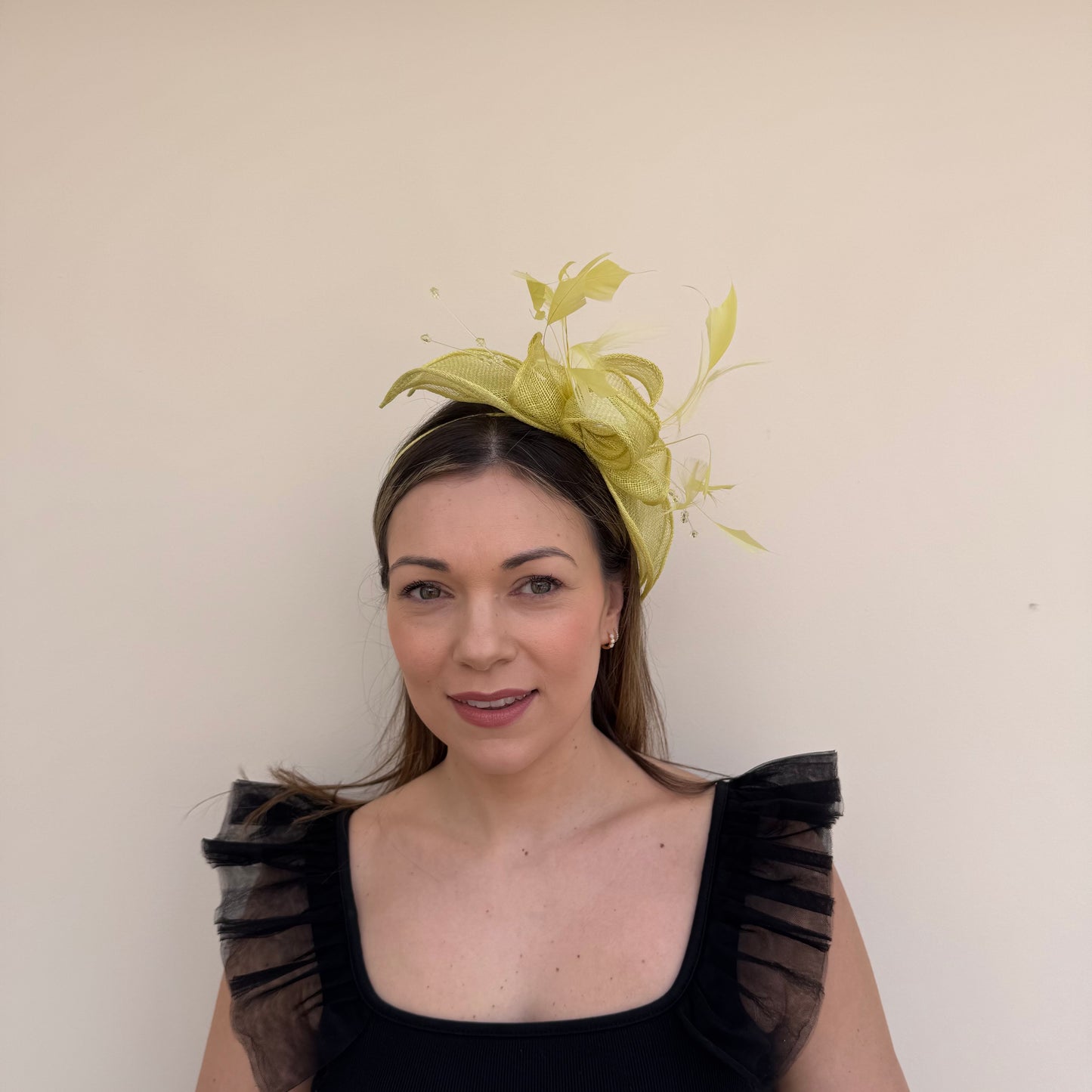 J Bees JB23/318 Zest Lime Fascinator