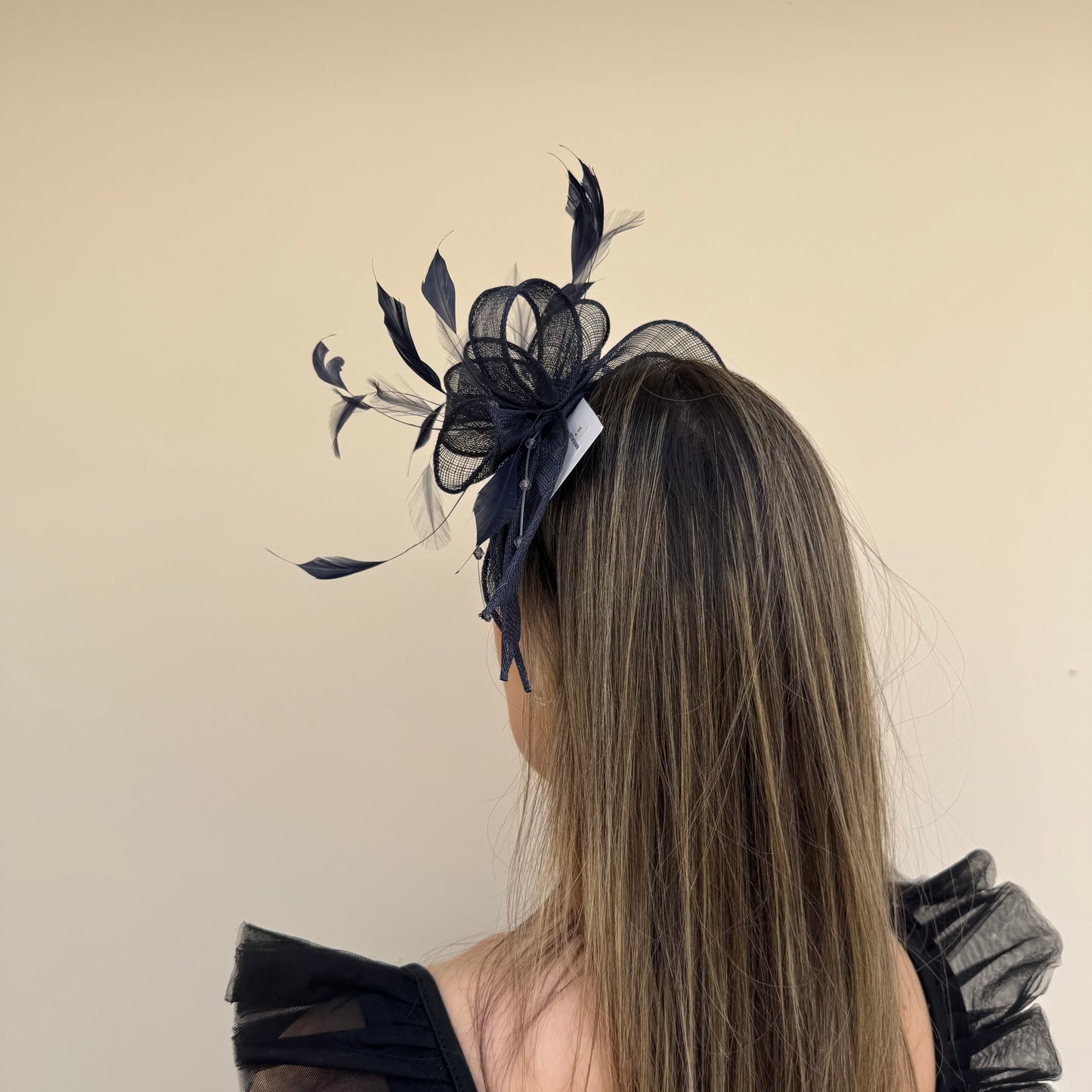 J Bees JB23/318 Navy Blue Fascinator