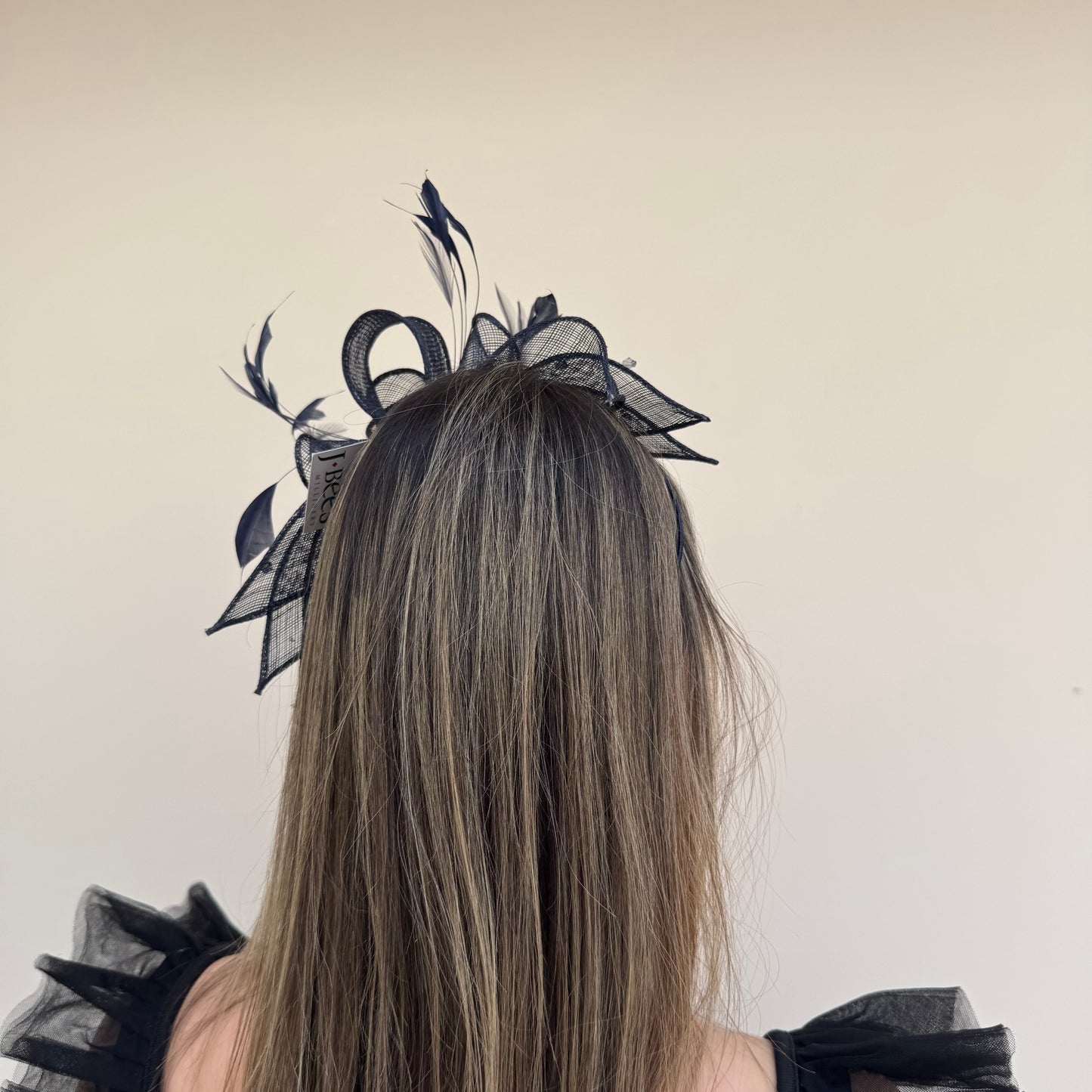 J Bees JB23/318 Navy Blue Fascinator