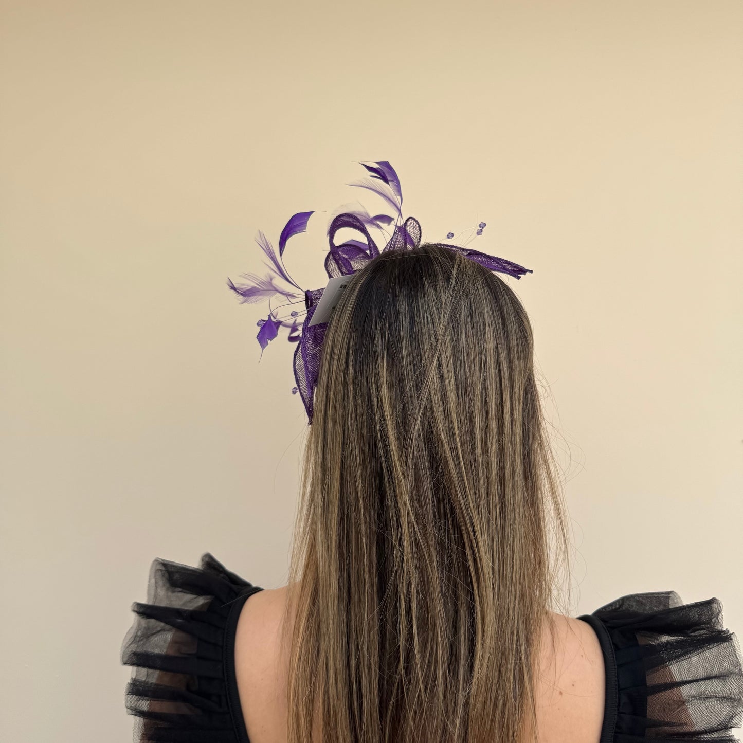 J Bees JB23/318 Purple Fascinator
