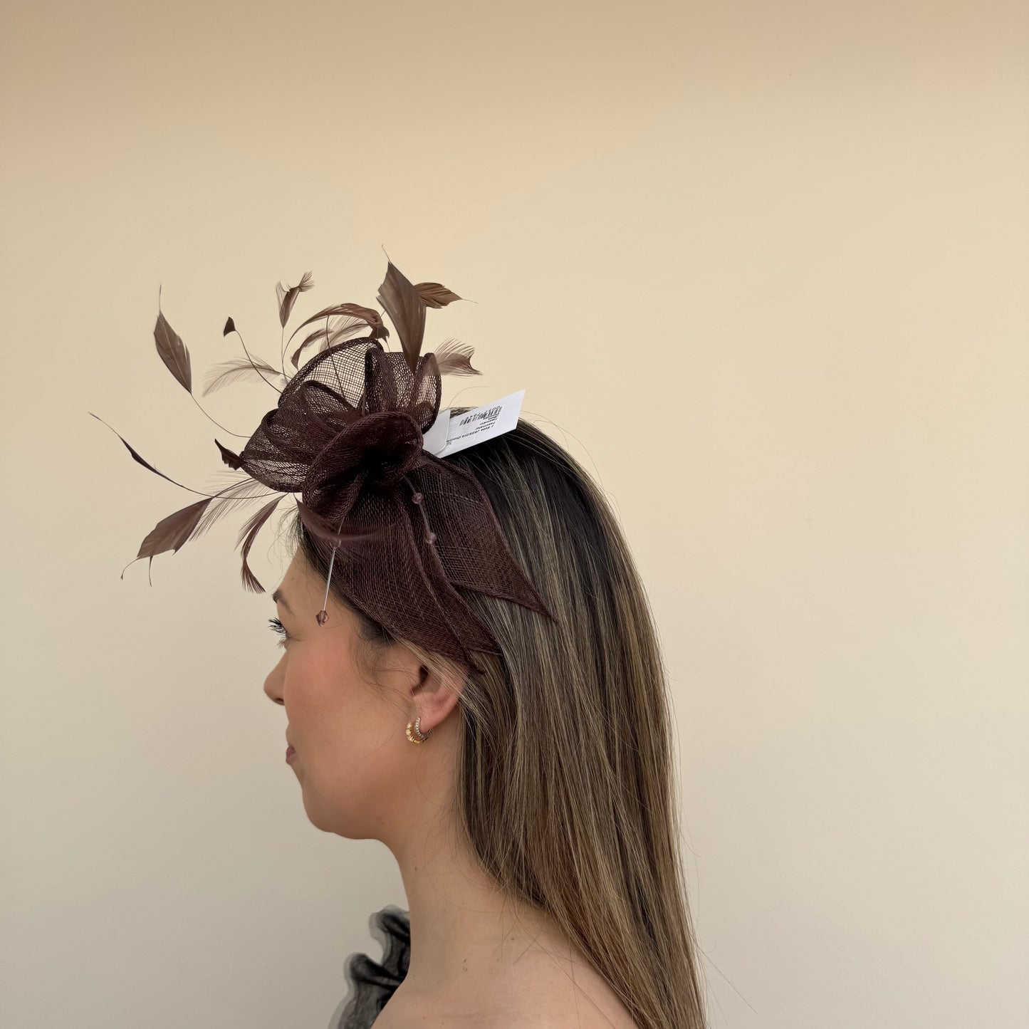 J Bees JB23/318 Chocolate Brown Fascinator