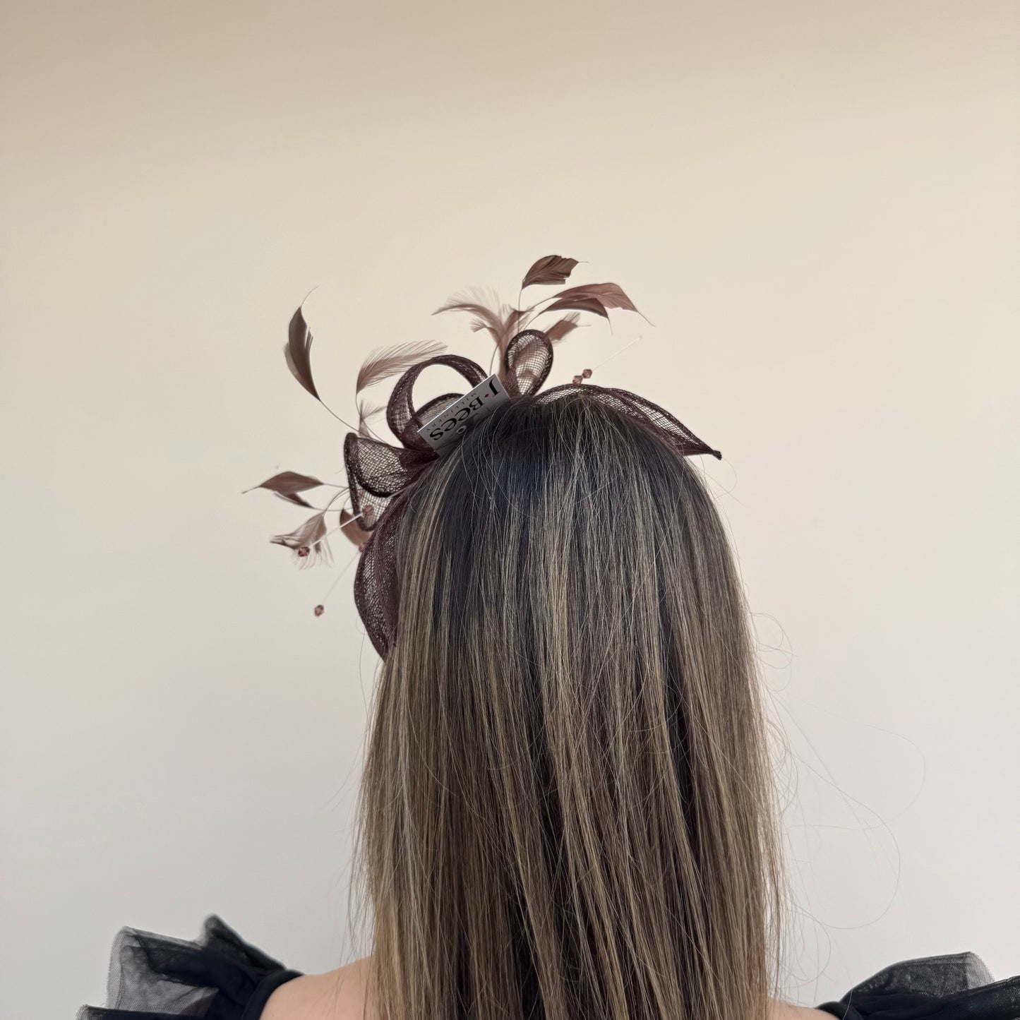 J Bees JB23/318 Chocolate Brown Fascinator