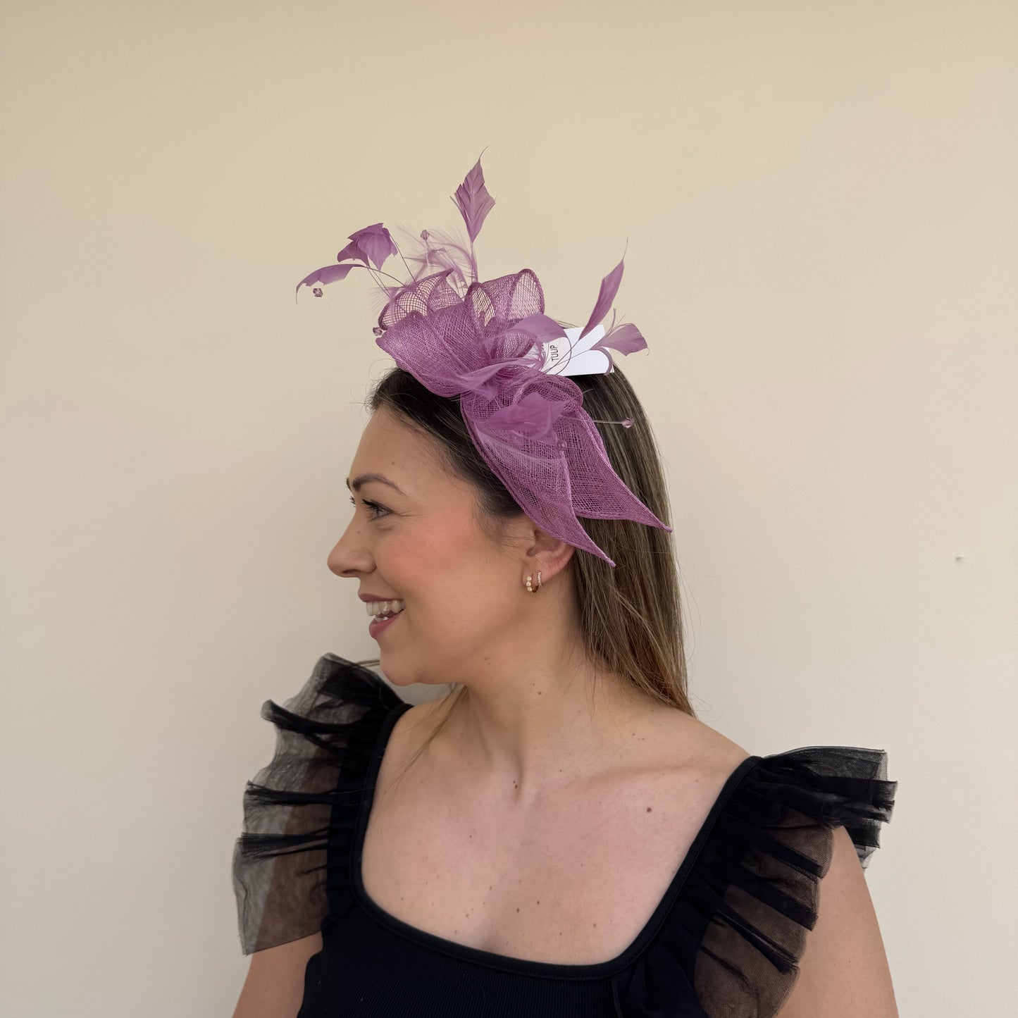 J Bees JB23/318 Tulip Pink/Purple Fascinator