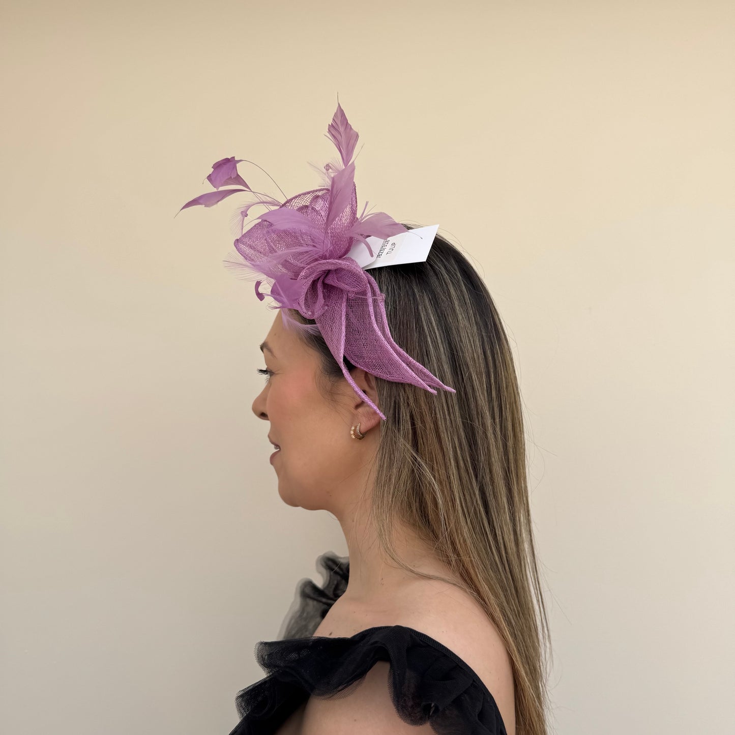 J Bees JB23/318 Tulip Pink/Purple Fascinator