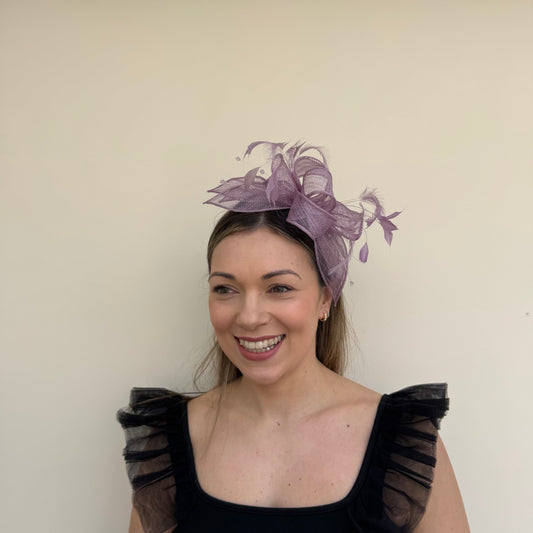 J Bees JB23/318 Lilac Purple Fascinator