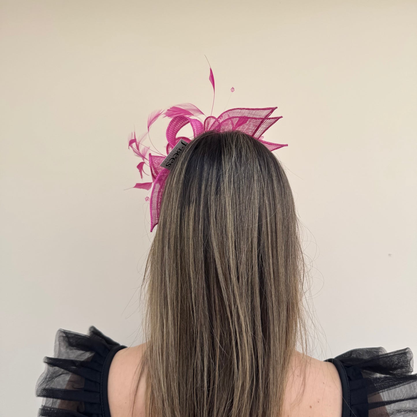J Bees JB23/318 Magenta Pink Fascinator