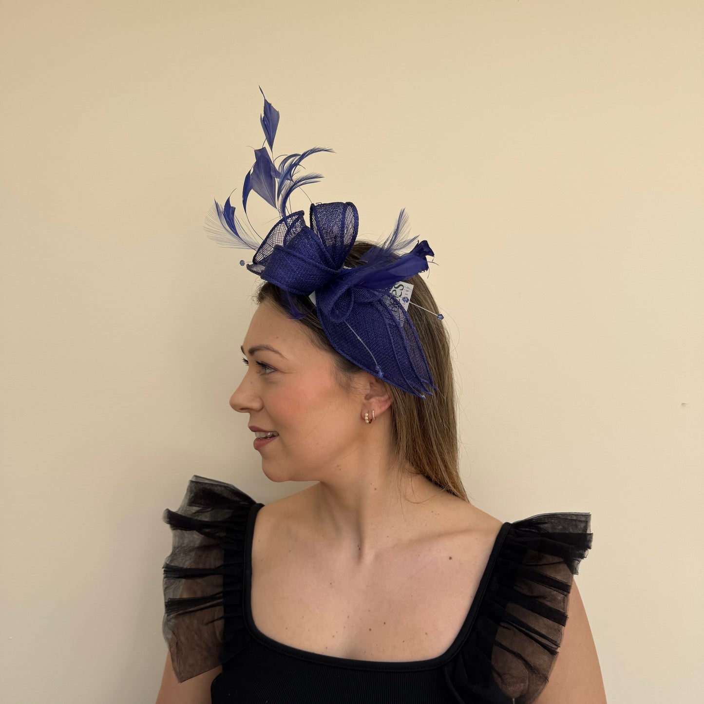J Bees JB23/318 Midnight Blue Fascinator