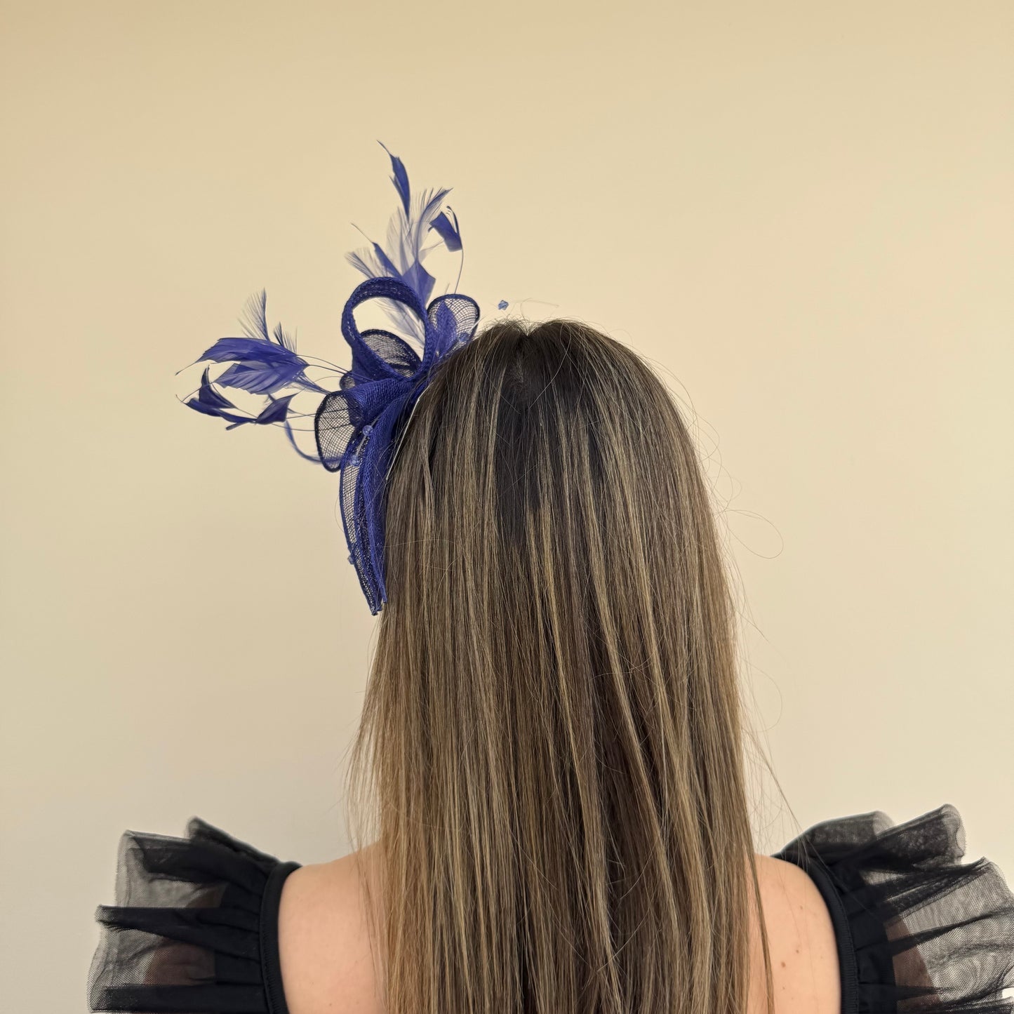 J Bees JB23/318 Midnight Blue Fascinator