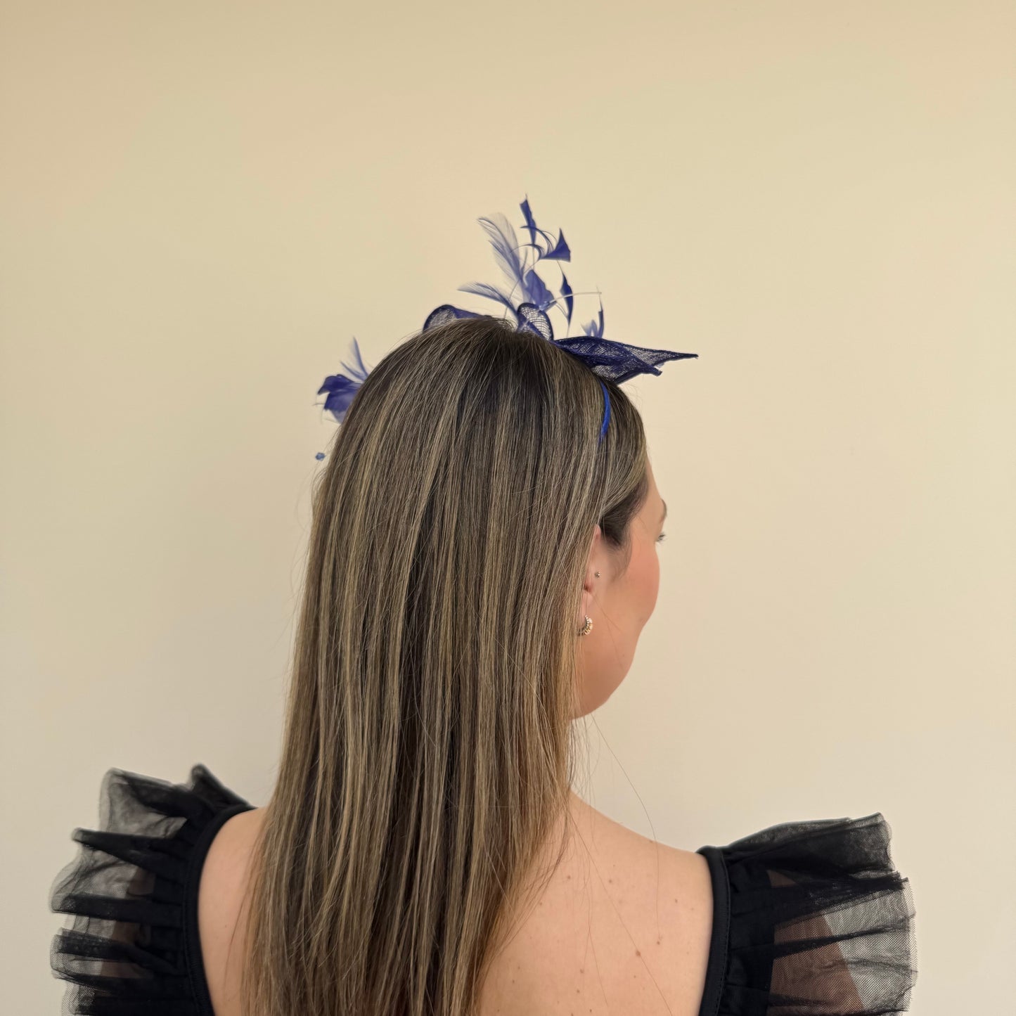 J Bees JB23/318 Midnight Blue Fascinator