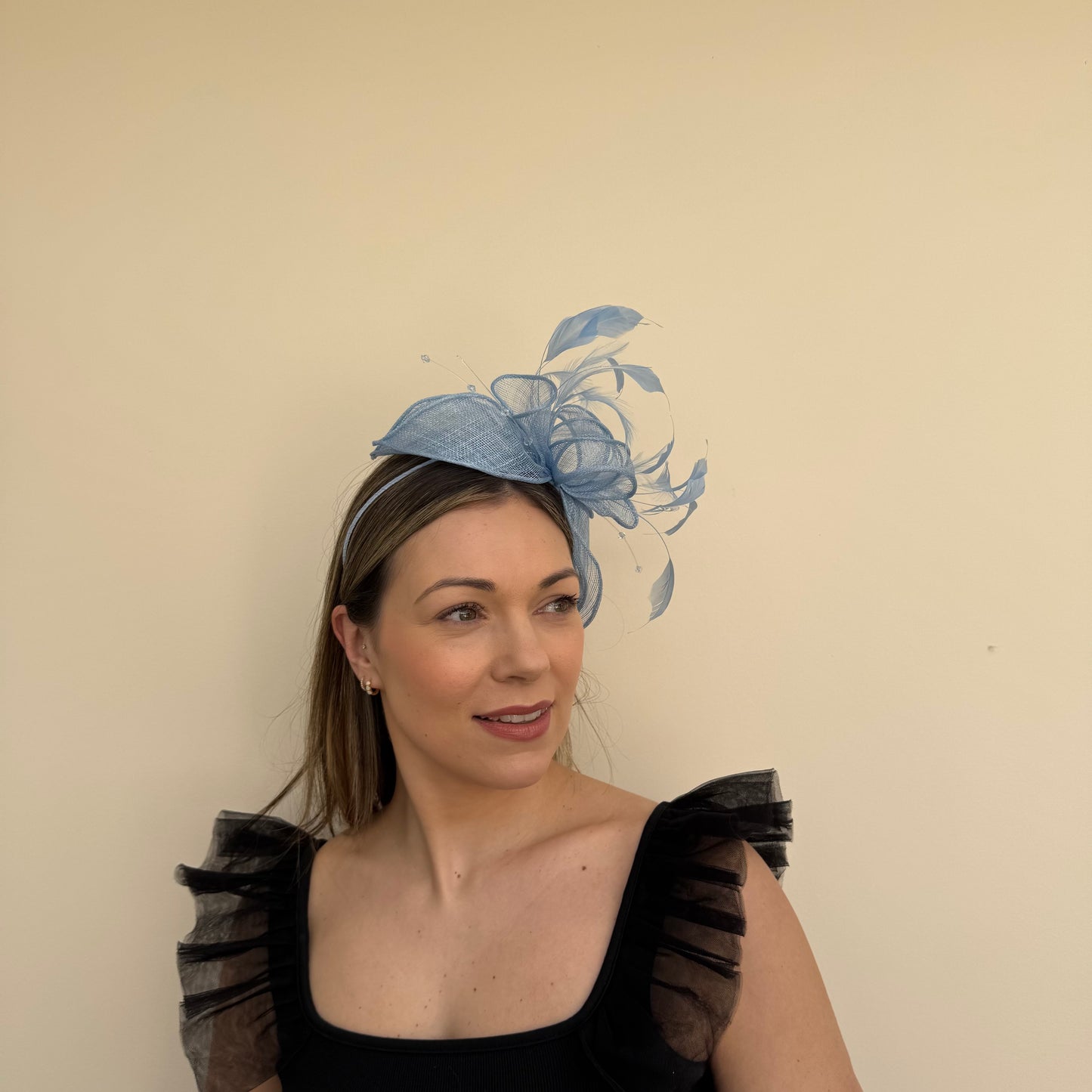 J Bees JB23/318 Sky Blue Fascinator