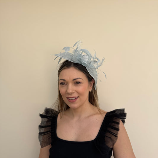 J Bees JB23/318 Powder Blue Fascinator