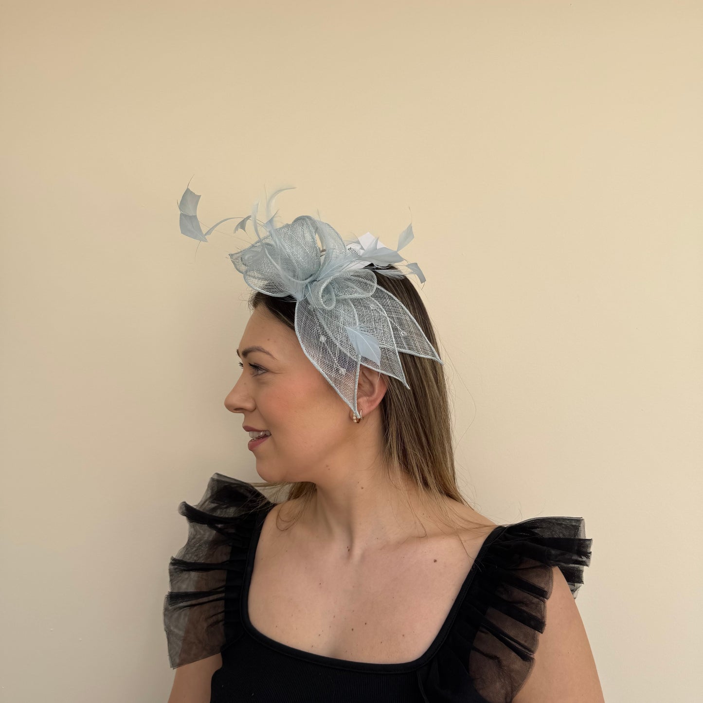 J Bees JB23/318 Powder Blue Fascinator