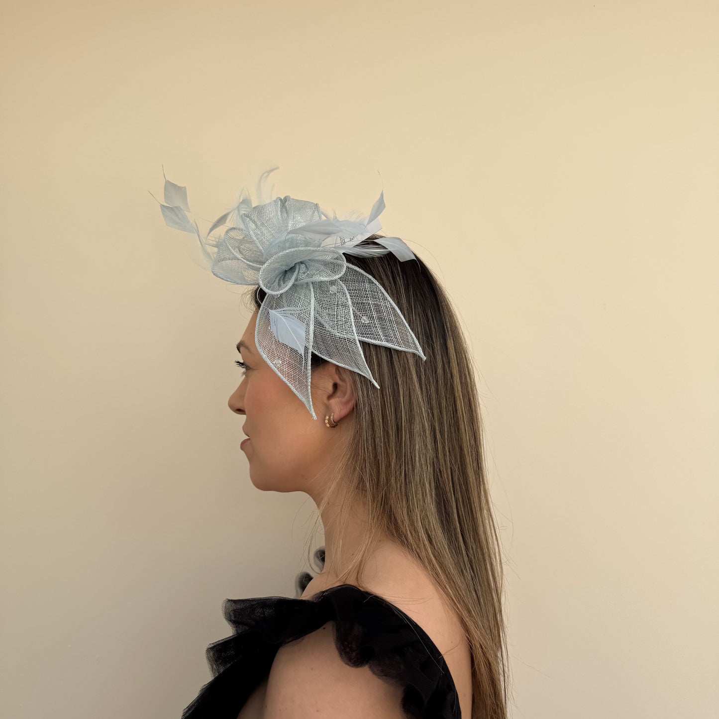 J Bees JB23/318 Powder Blue Fascinator